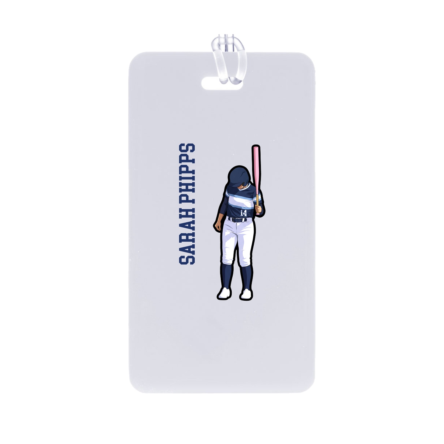 Bag Tag — Name Vertical in Classic