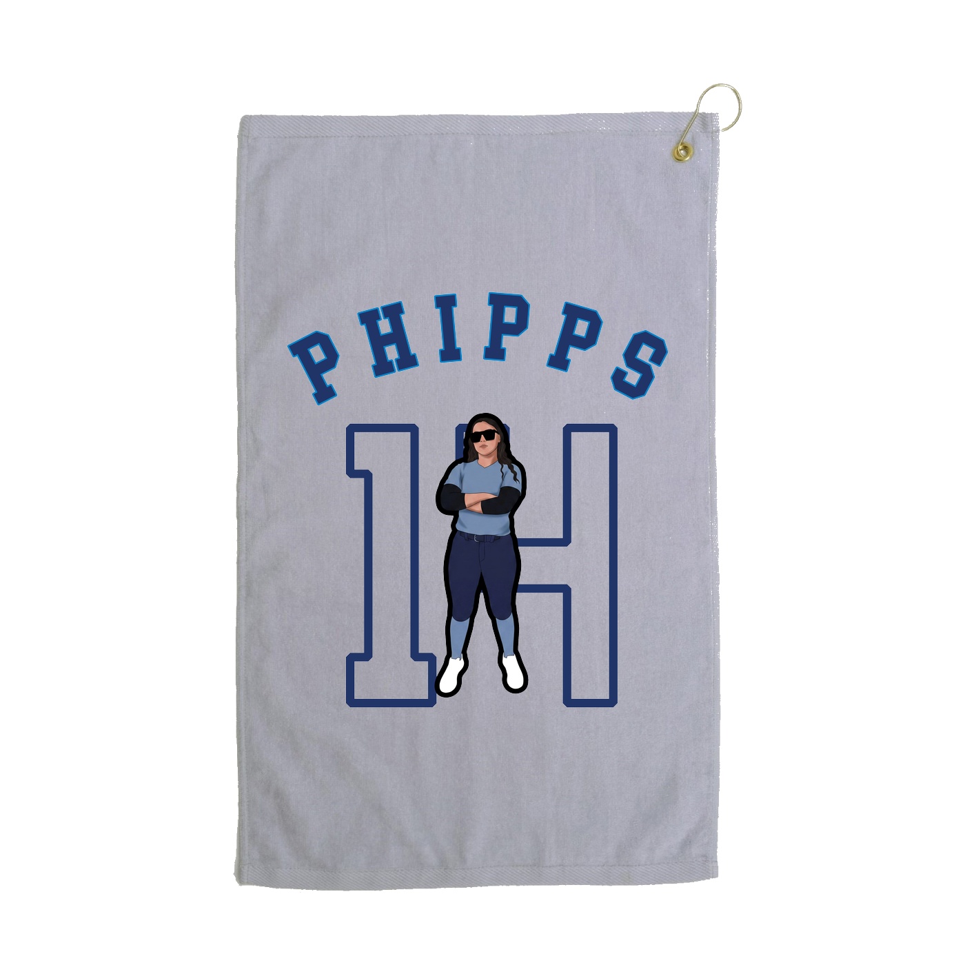 Golf Towel — Shirsey Arch in Grey