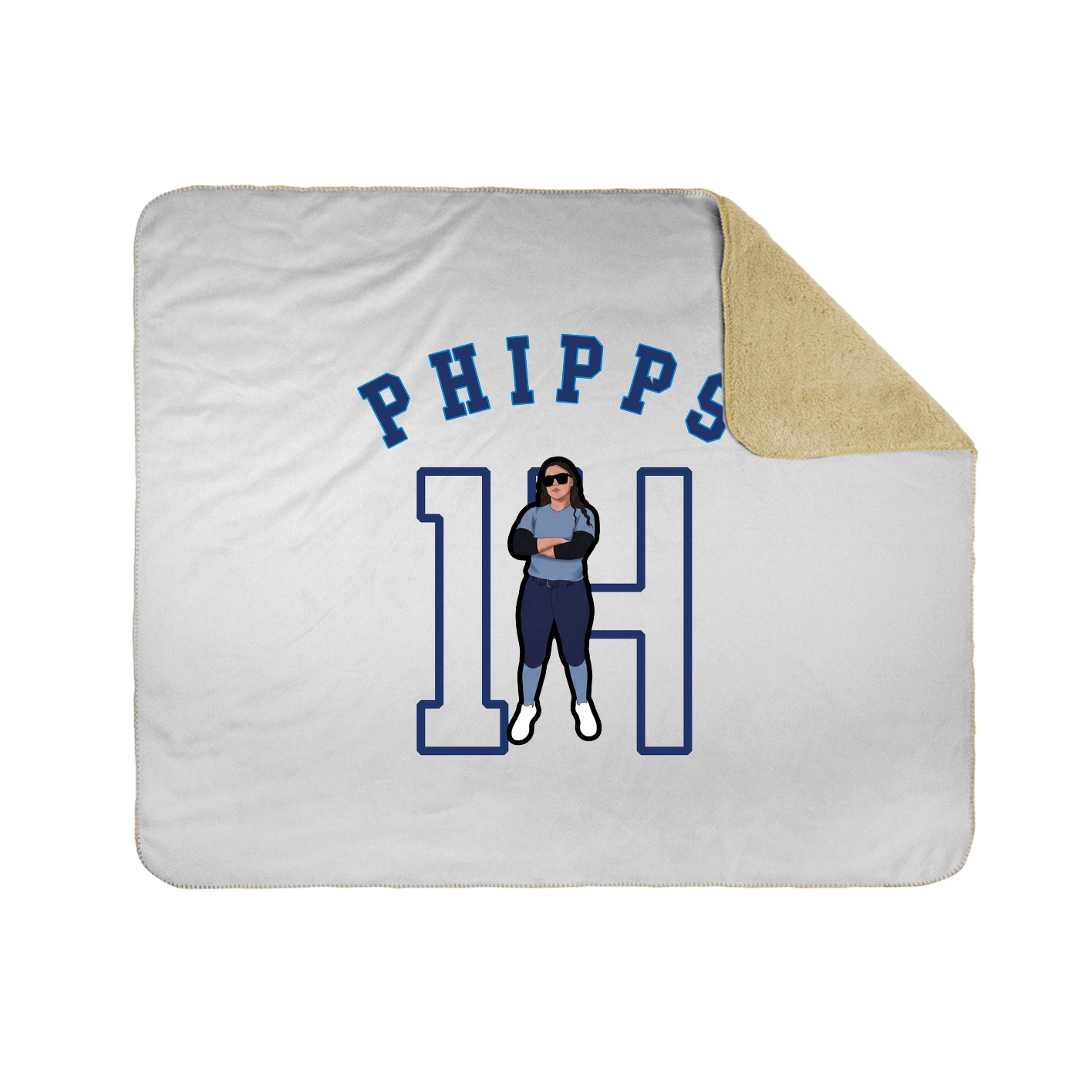 Throw Blanket — Shirsey Arch in White