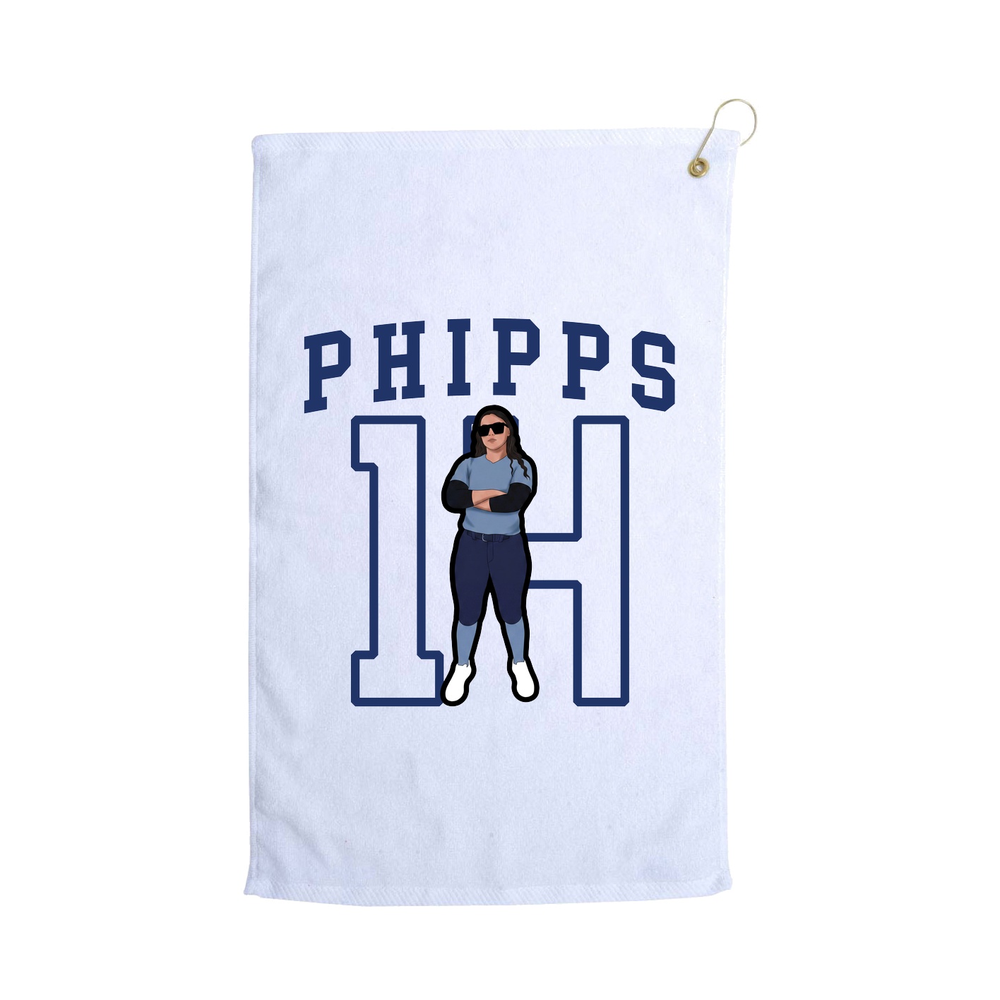Golf Towel — Shirsey in White