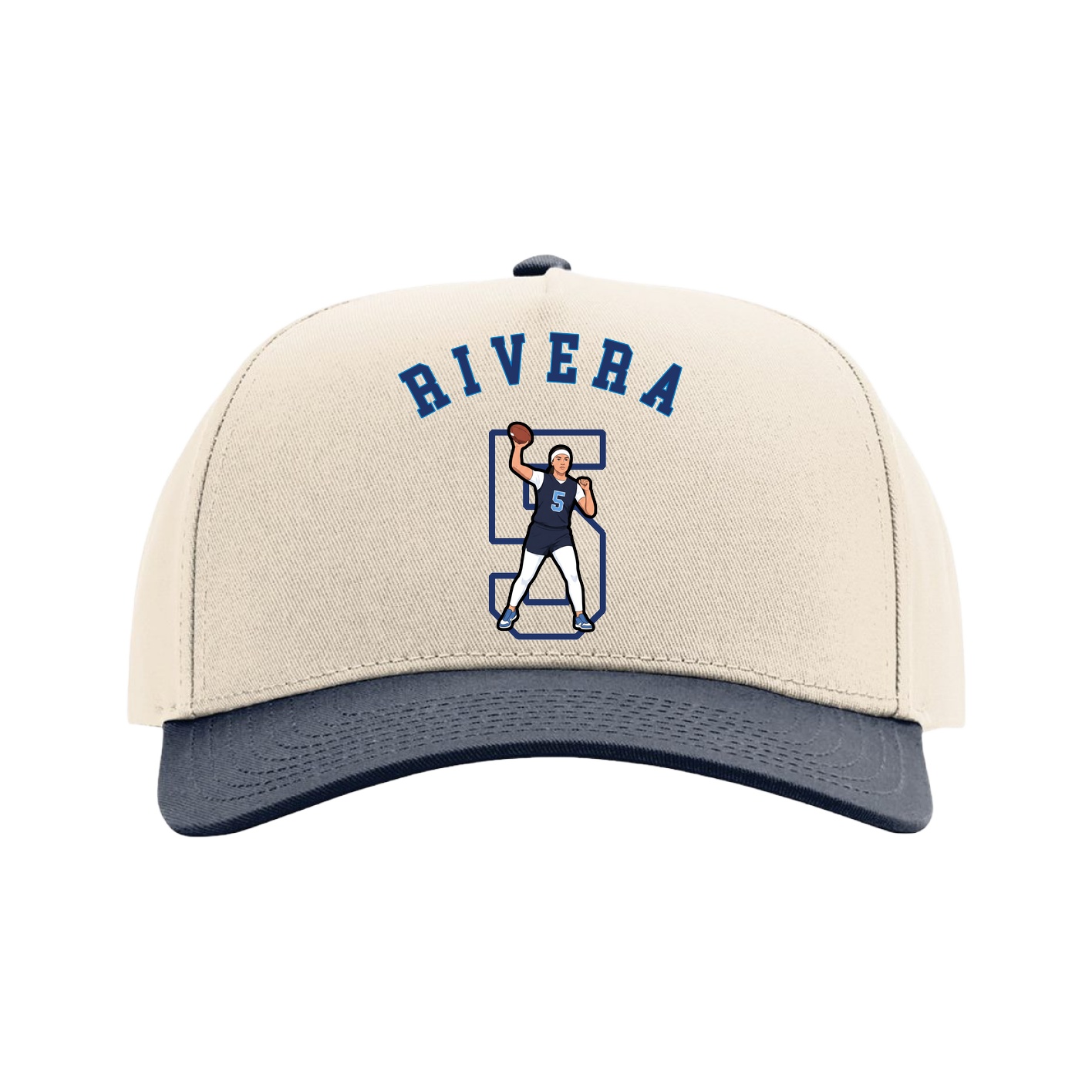 Full Fabric Five-Panel Champ Cap