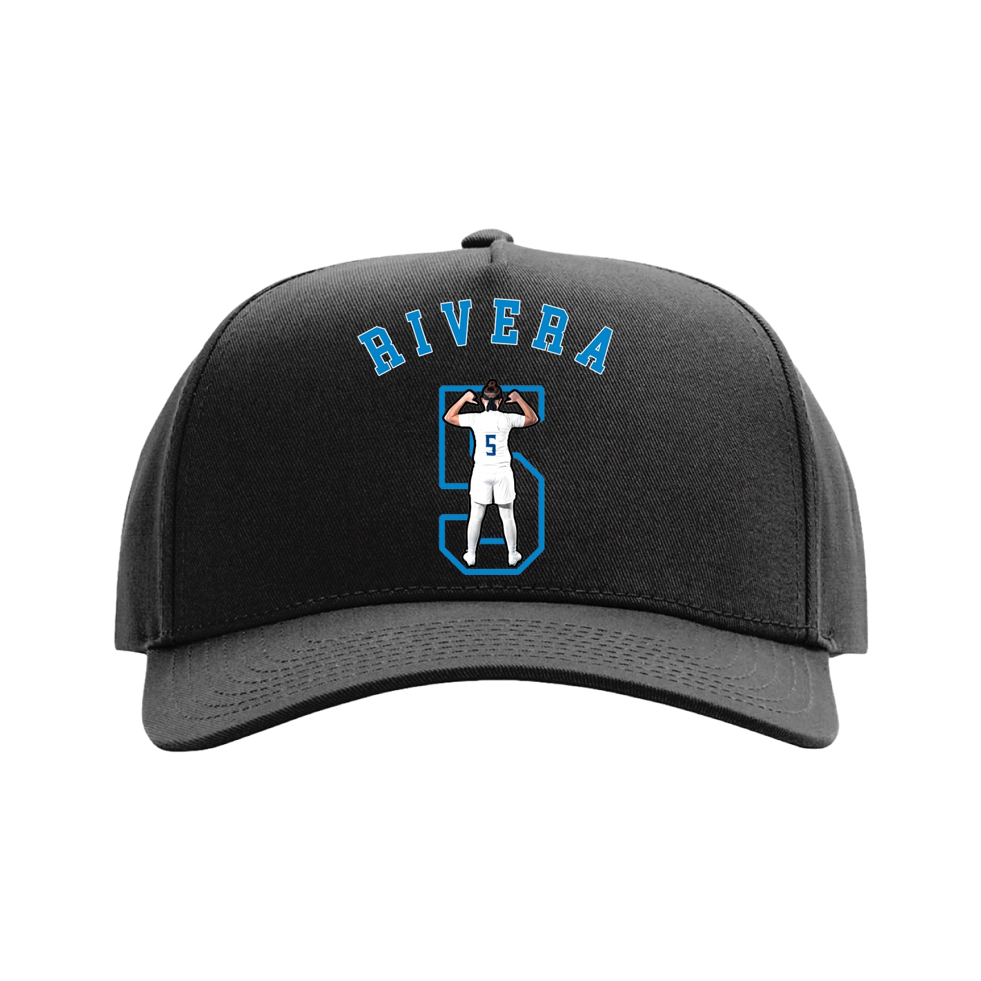 Full Fabric Five-Panel Champ Cap