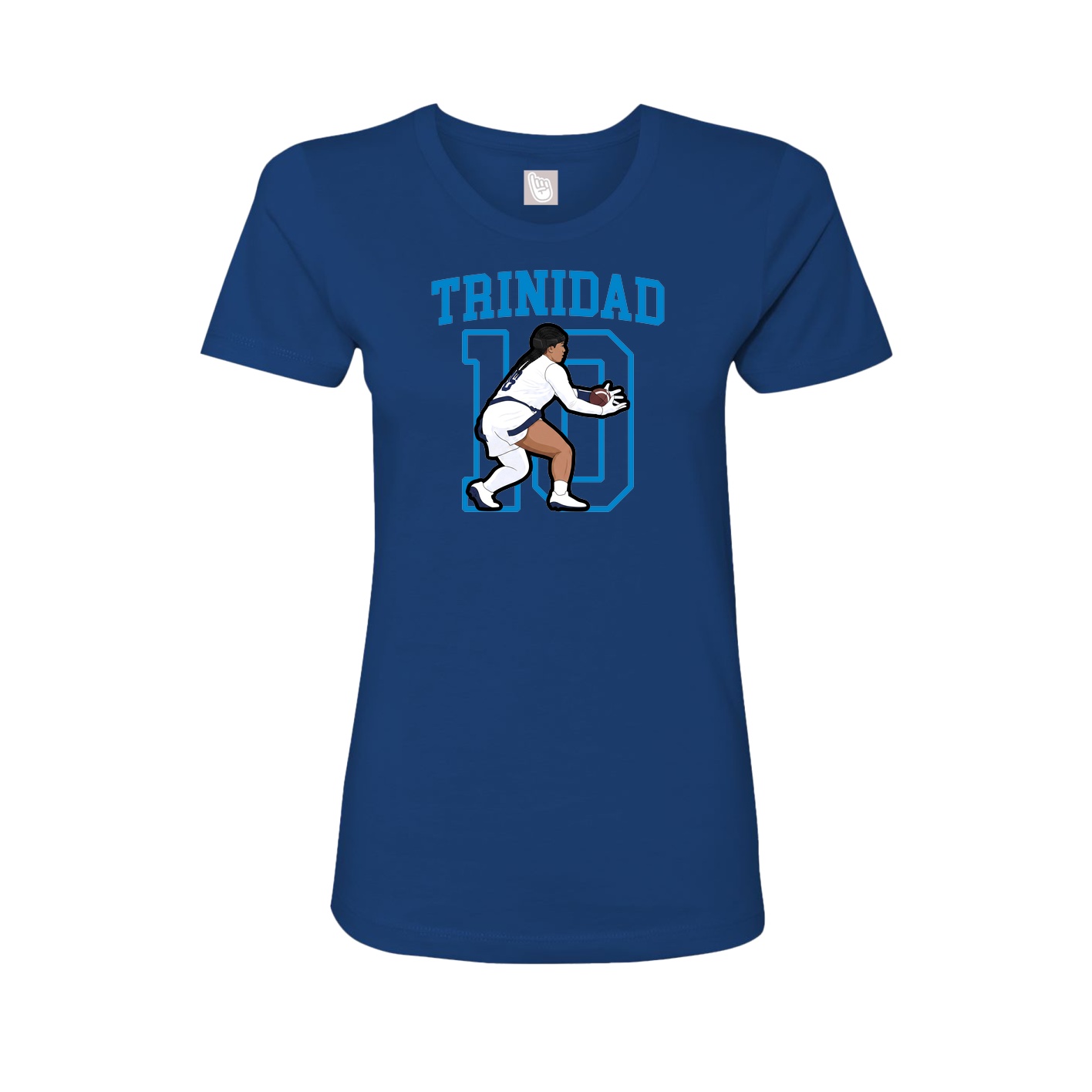Fitted Women's Tee — Shirsey in Royal