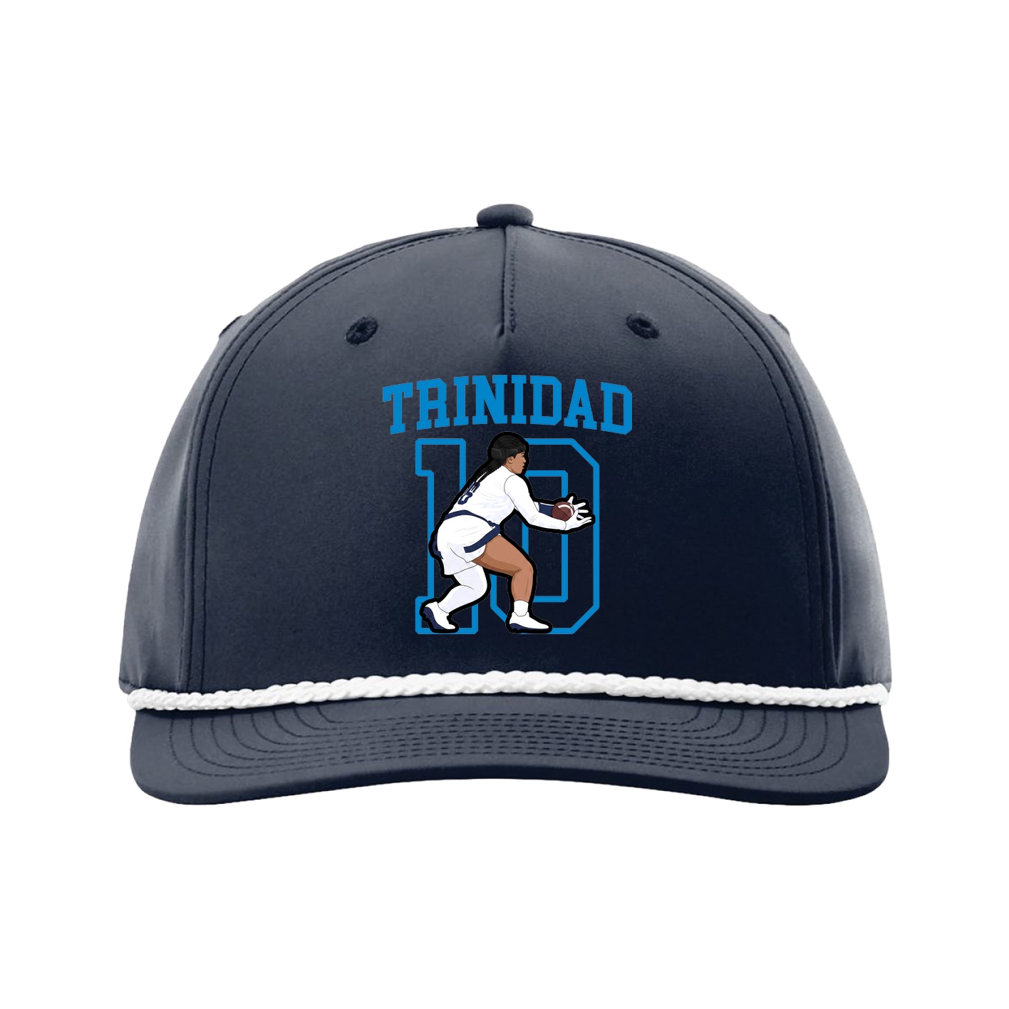 Five-Panel Classic Rope Cap — Shirsey in Navy