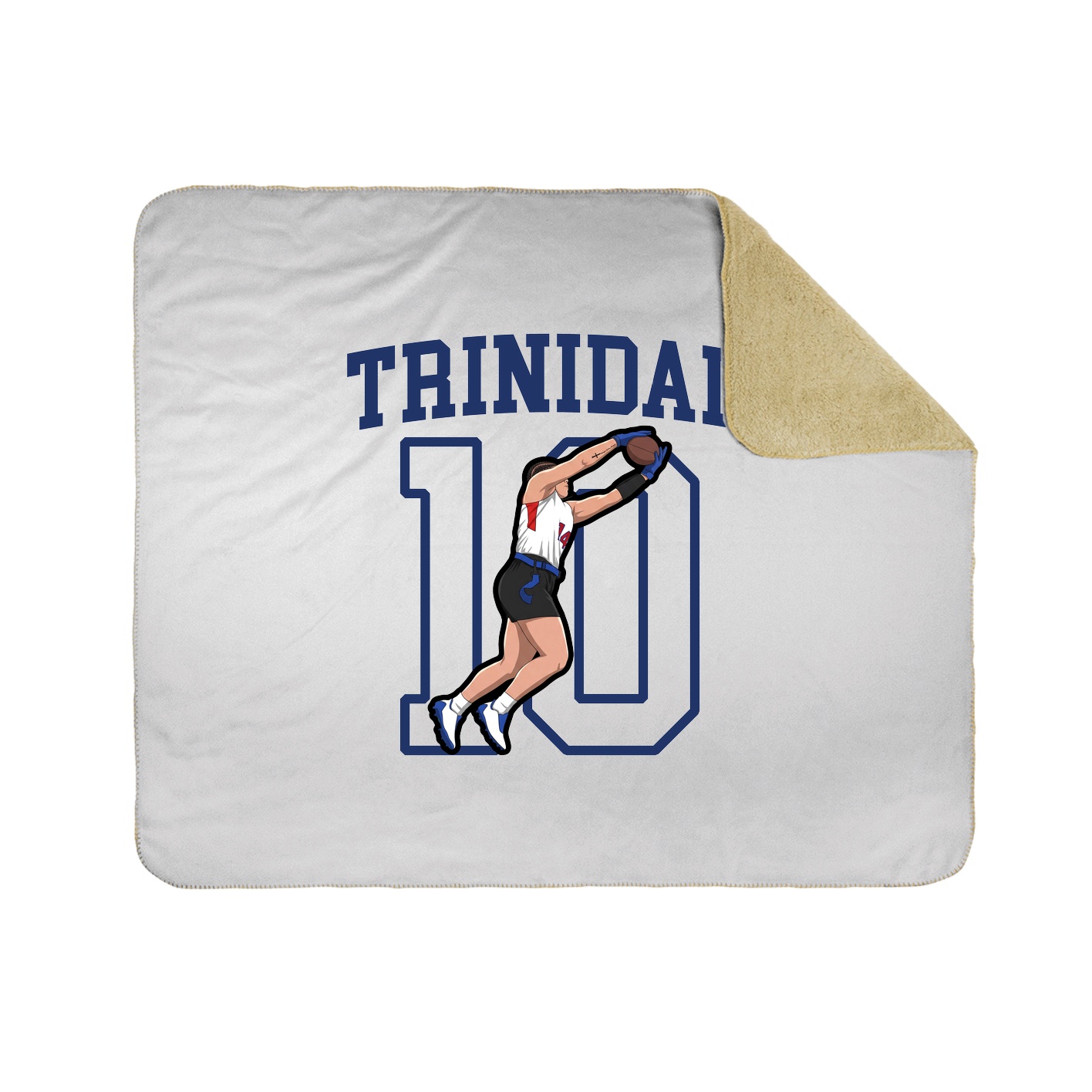 50x60 Sherpa Lined Throw Blanket