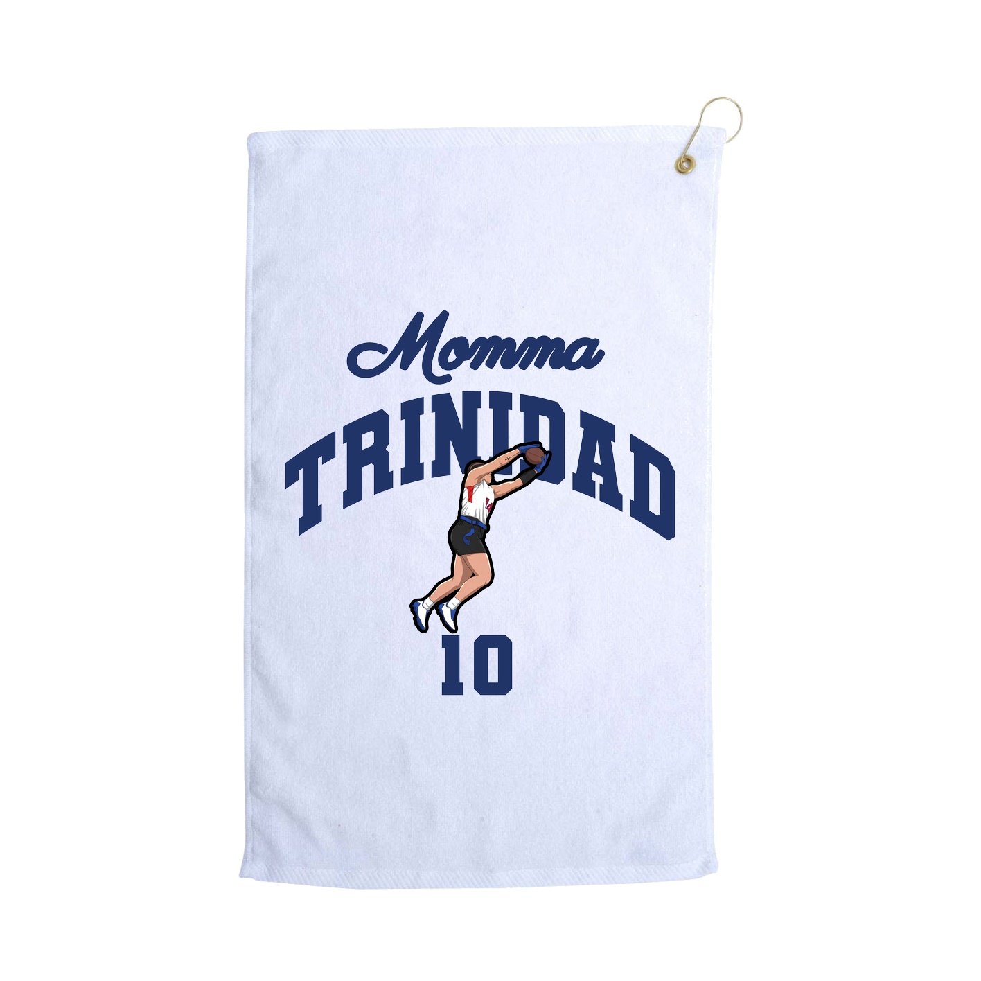 Golf Towel — Mothers Day Arch in White