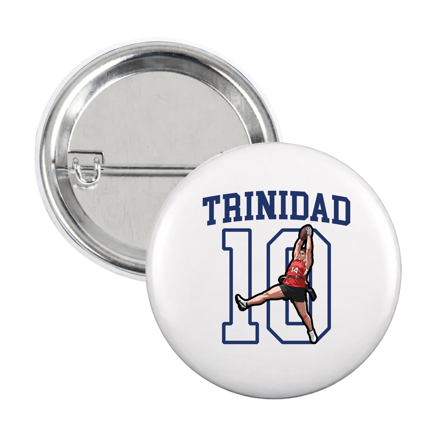 Game Day Button — Shirsey in White
