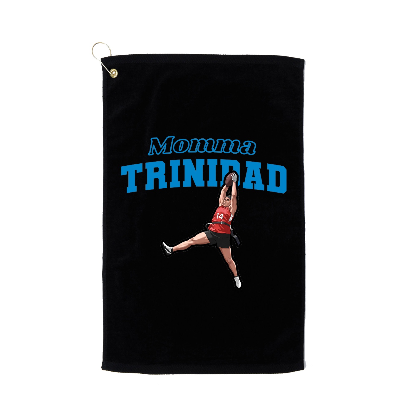 Golf Towel — Mothers Day Block in Black