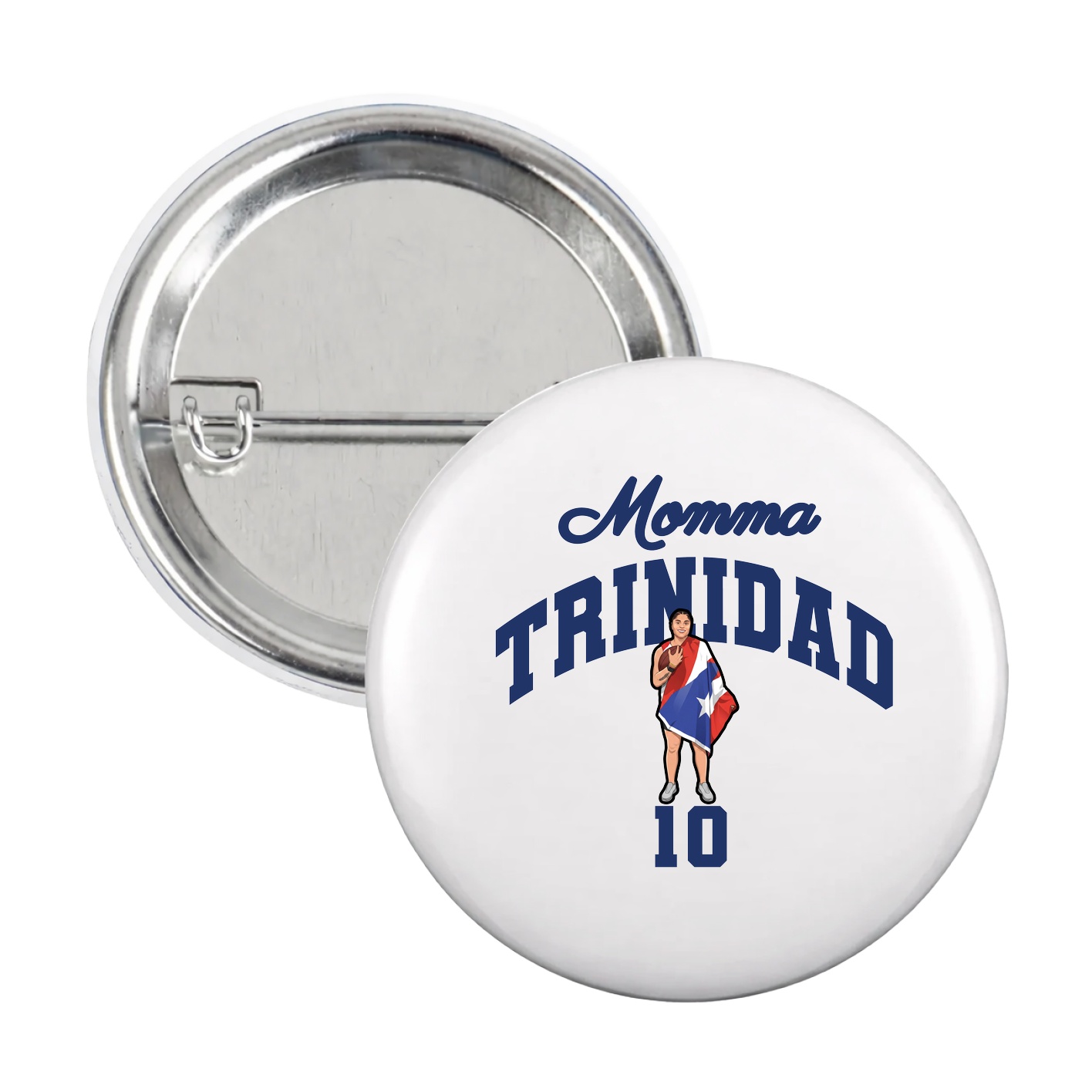Game Day Button — Mothers Day Arch in White