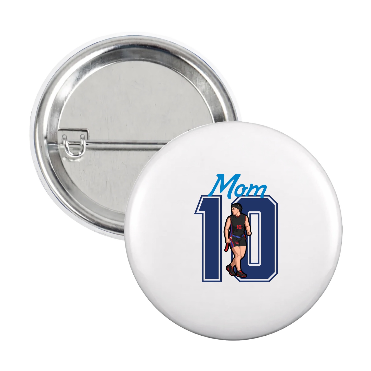 Game Day Button — Mothers Day Shirsey in White