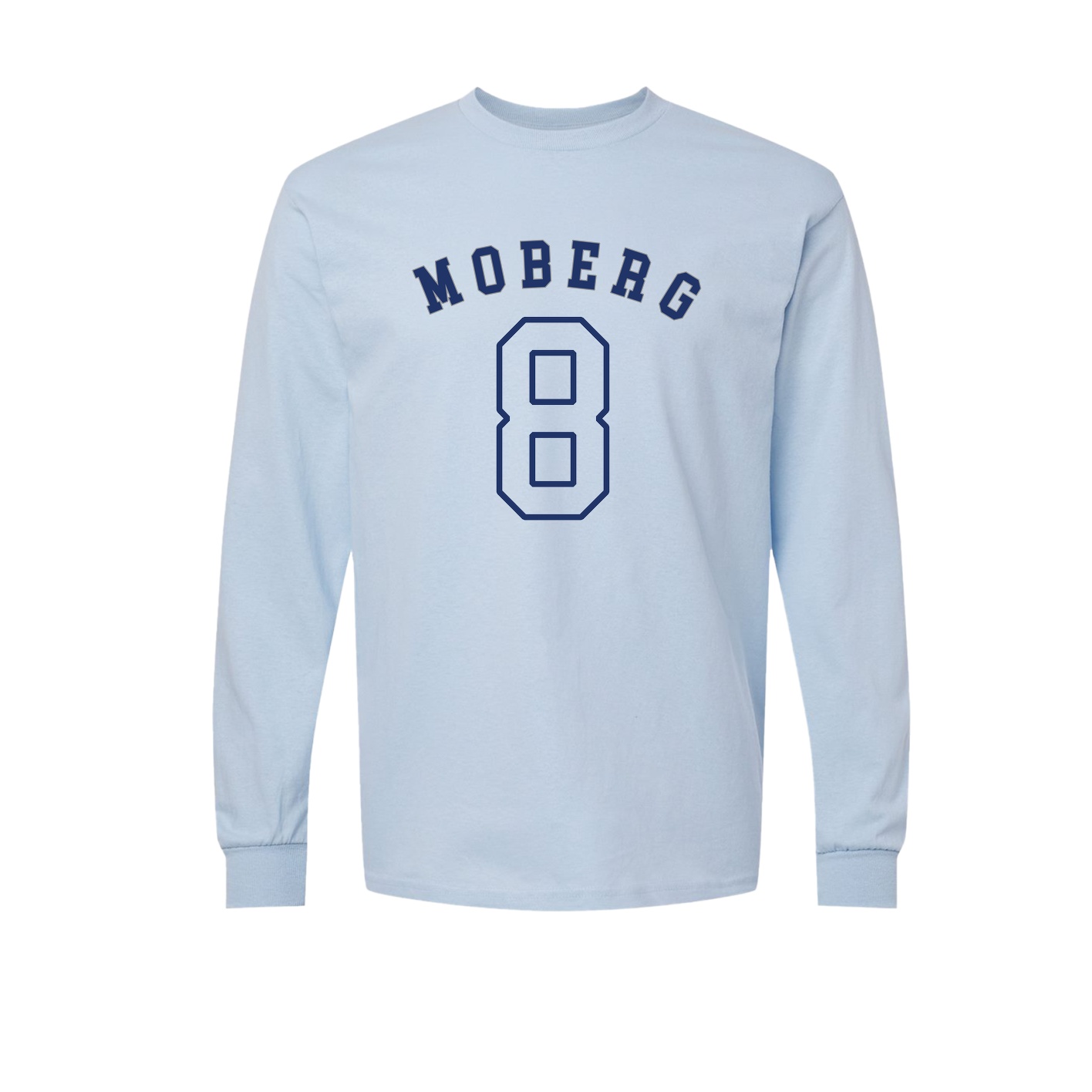 Long Sleeve Tee — Shirsey Arch in Light Blue