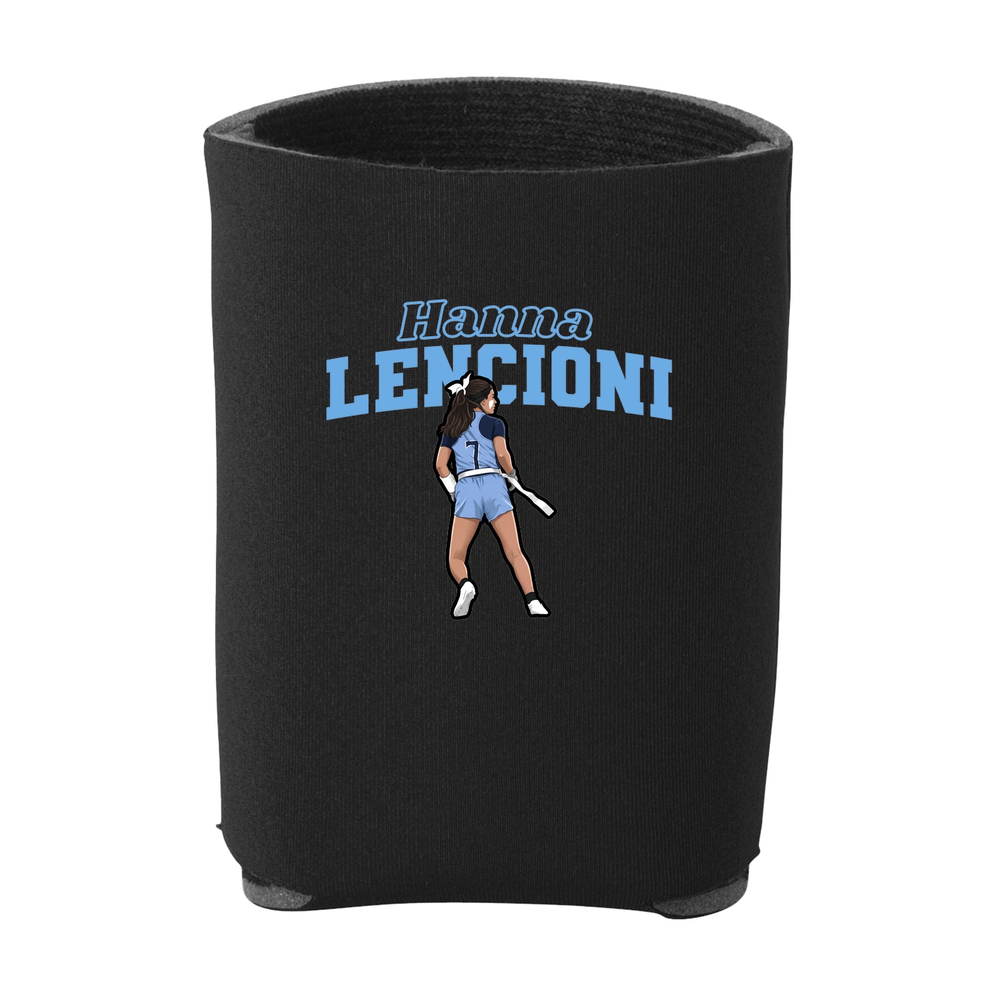 Can Holder — Name Arch in Black