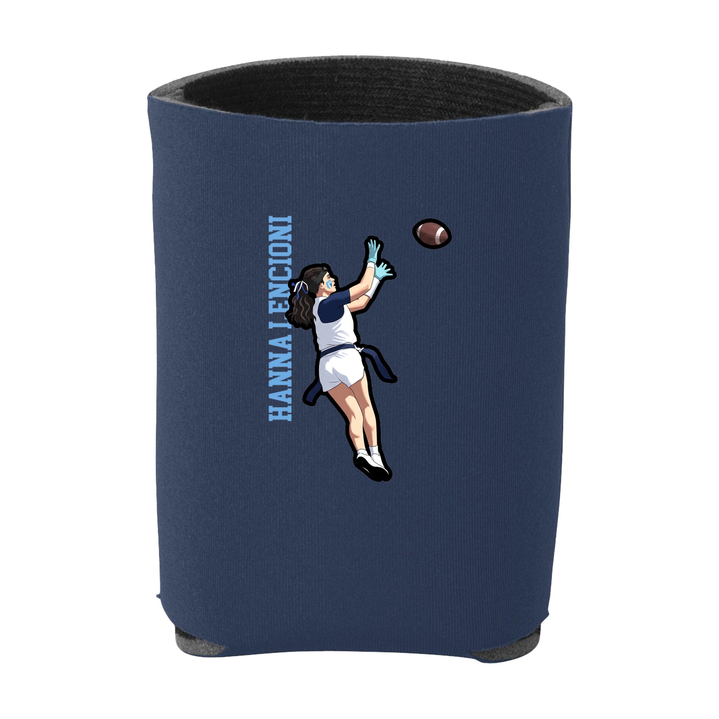 Can Holder — Name Vertical in Navy