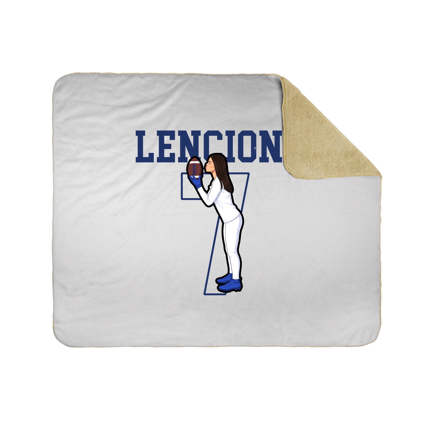 50x60 Sherpa Lined Throw Blanket