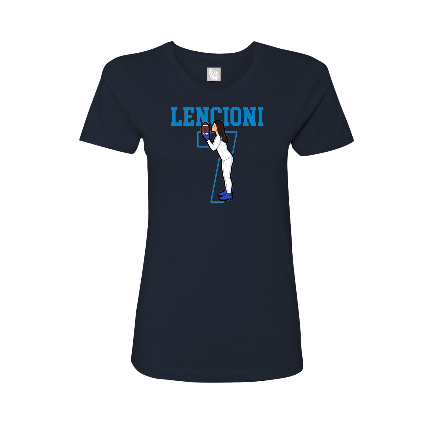 Fitted Women's Tee — Shirsey in Navy