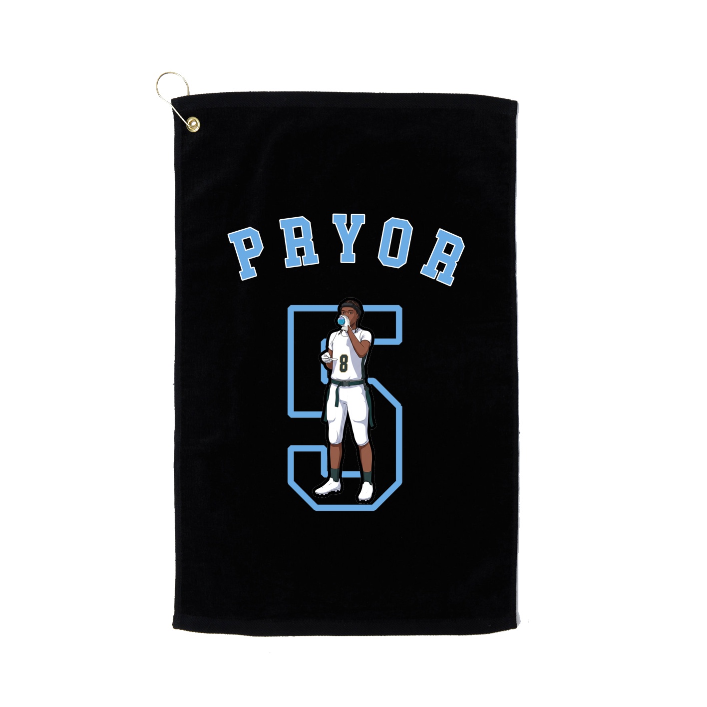 Golf Towel — Shirsey Arch in Black