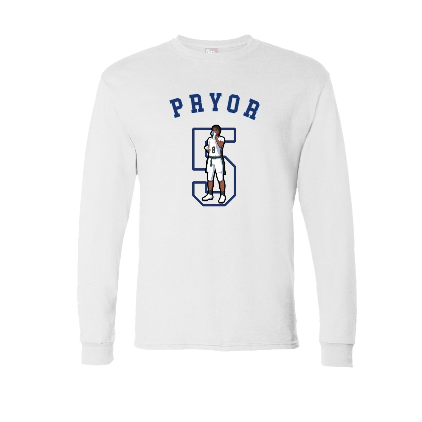 Long Sleeve Tee — Shirsey Arch in White