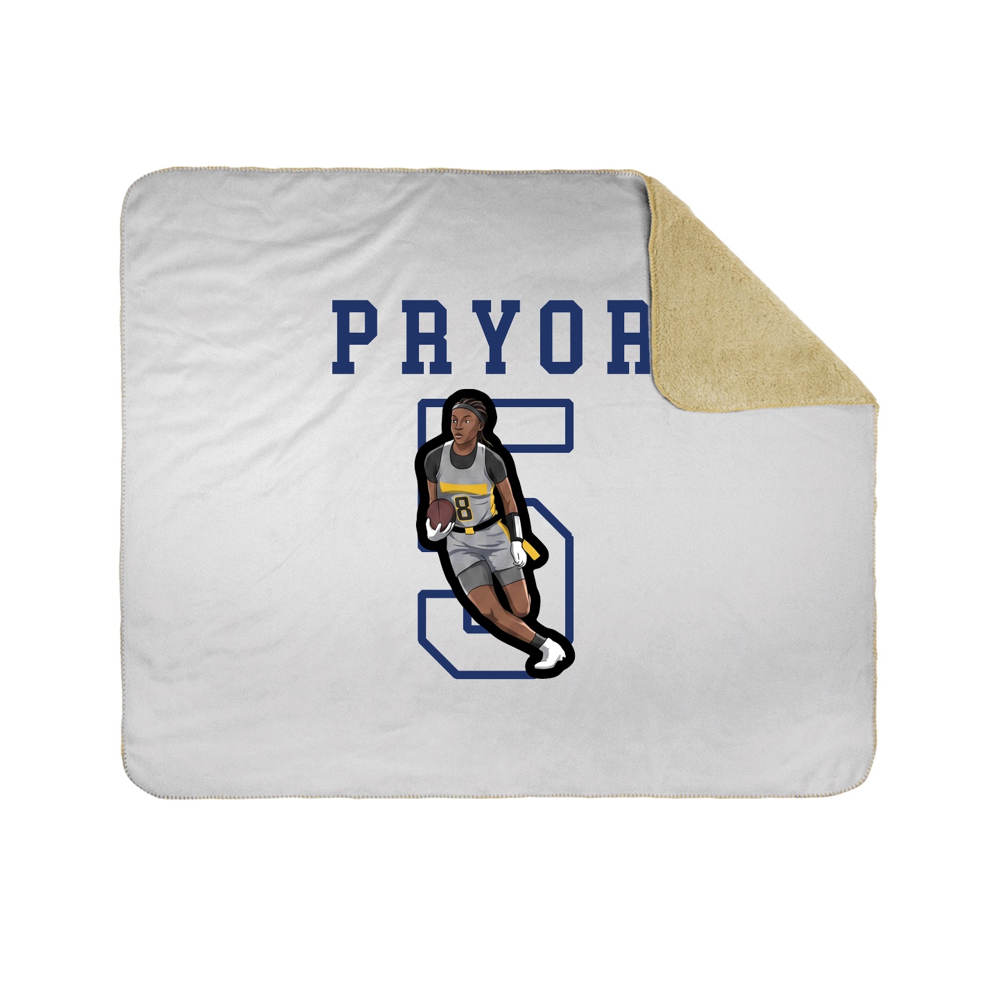 Throw Blanket — Shirsey in White