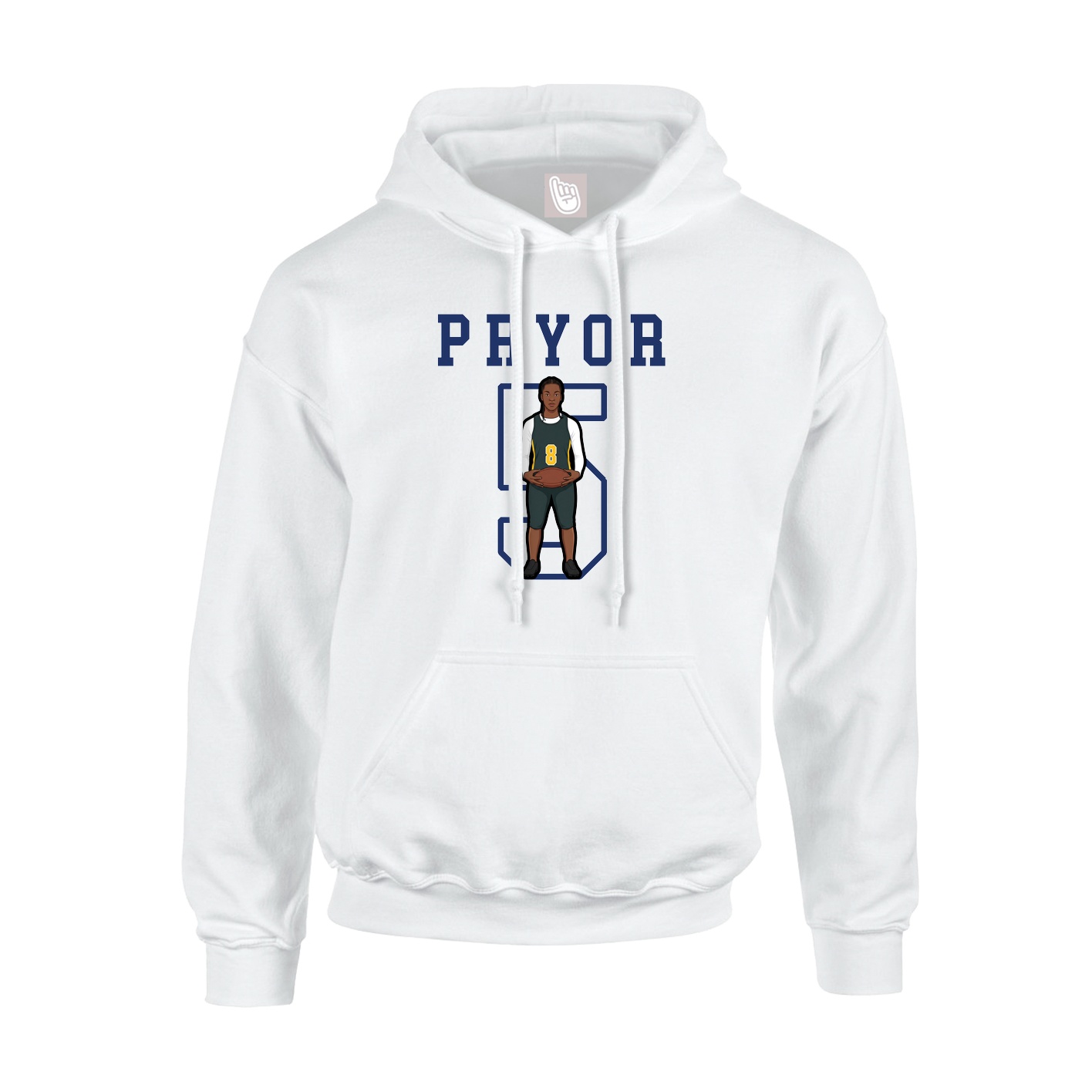 Hoodie — Shirsey in White