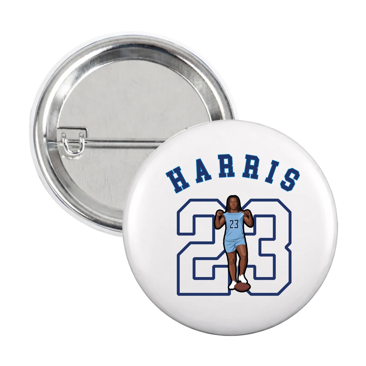 Game Day Button — Shirsey Arch in White