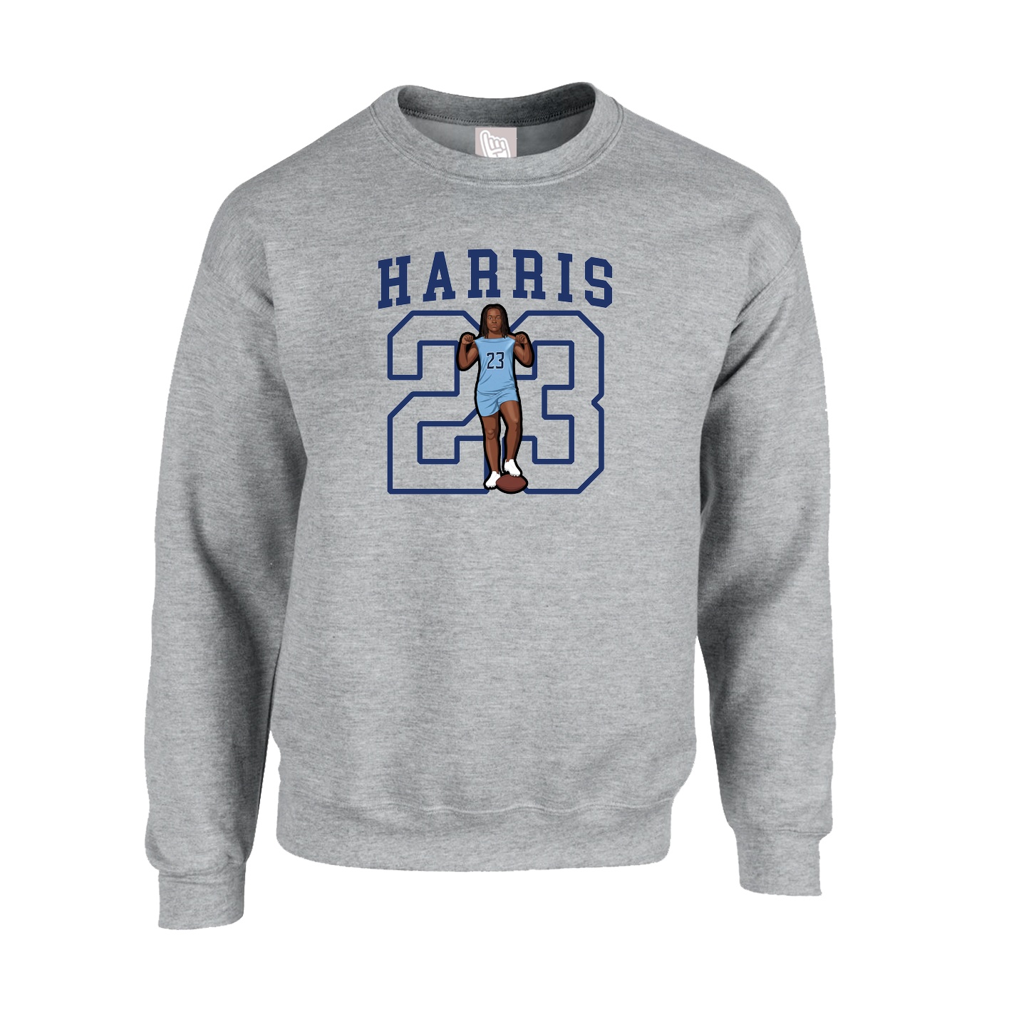 Fleece Crew — Shirsey in Grey