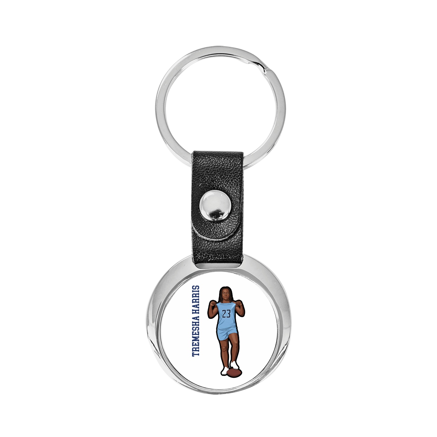Key Chain — Name Vertical in Classic