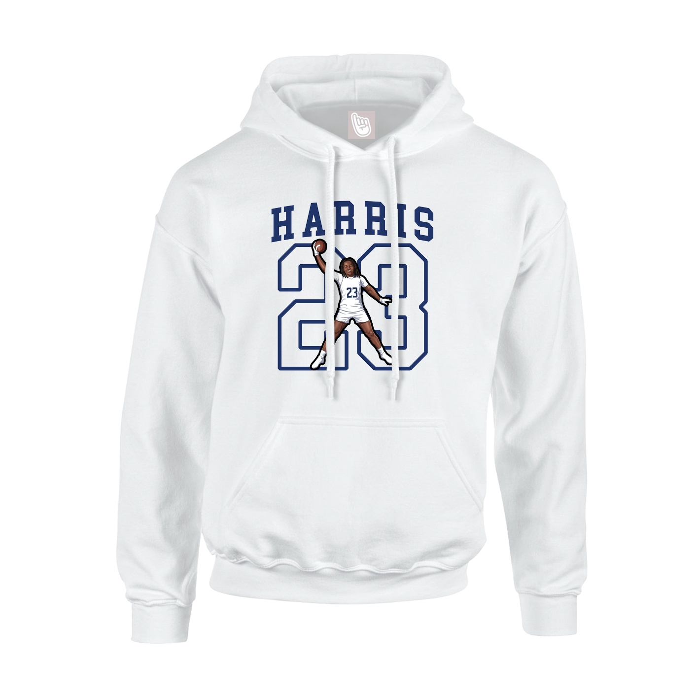 Hoodie — Shirsey in White
