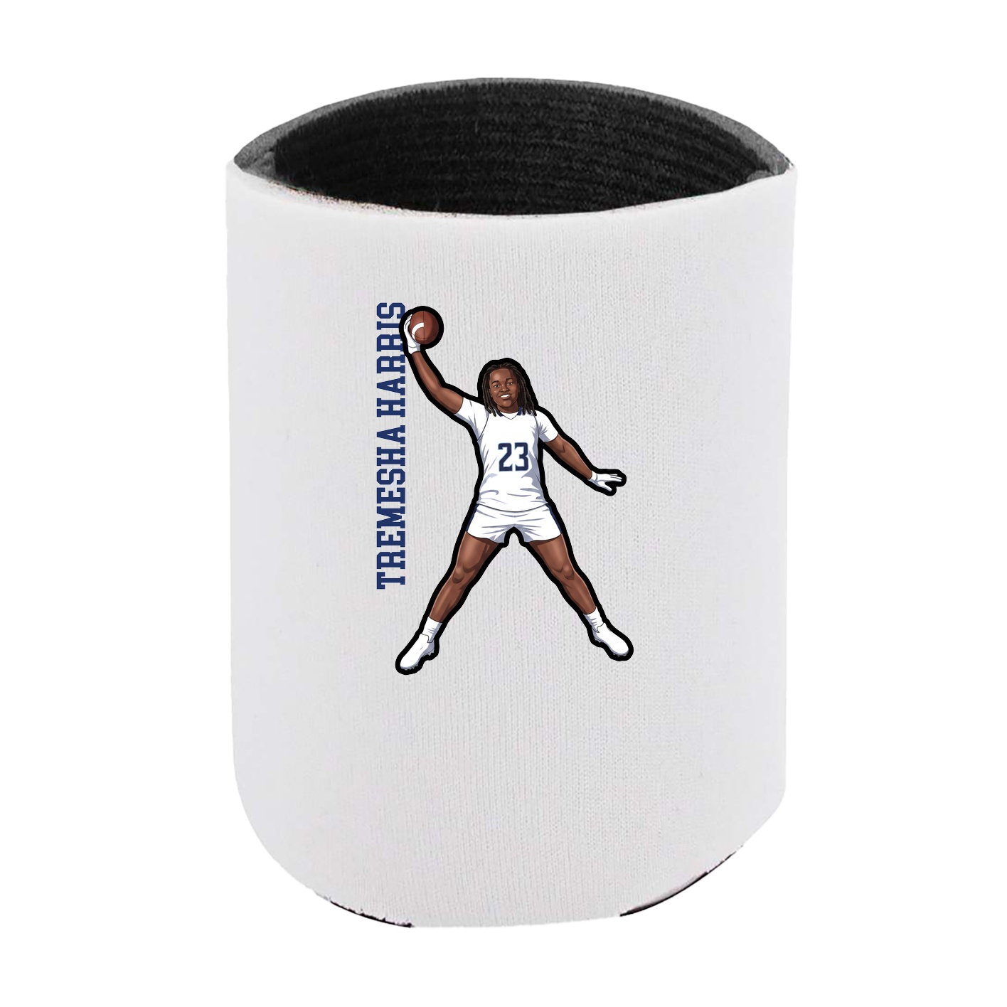 Can Holder — Name Vertical in White