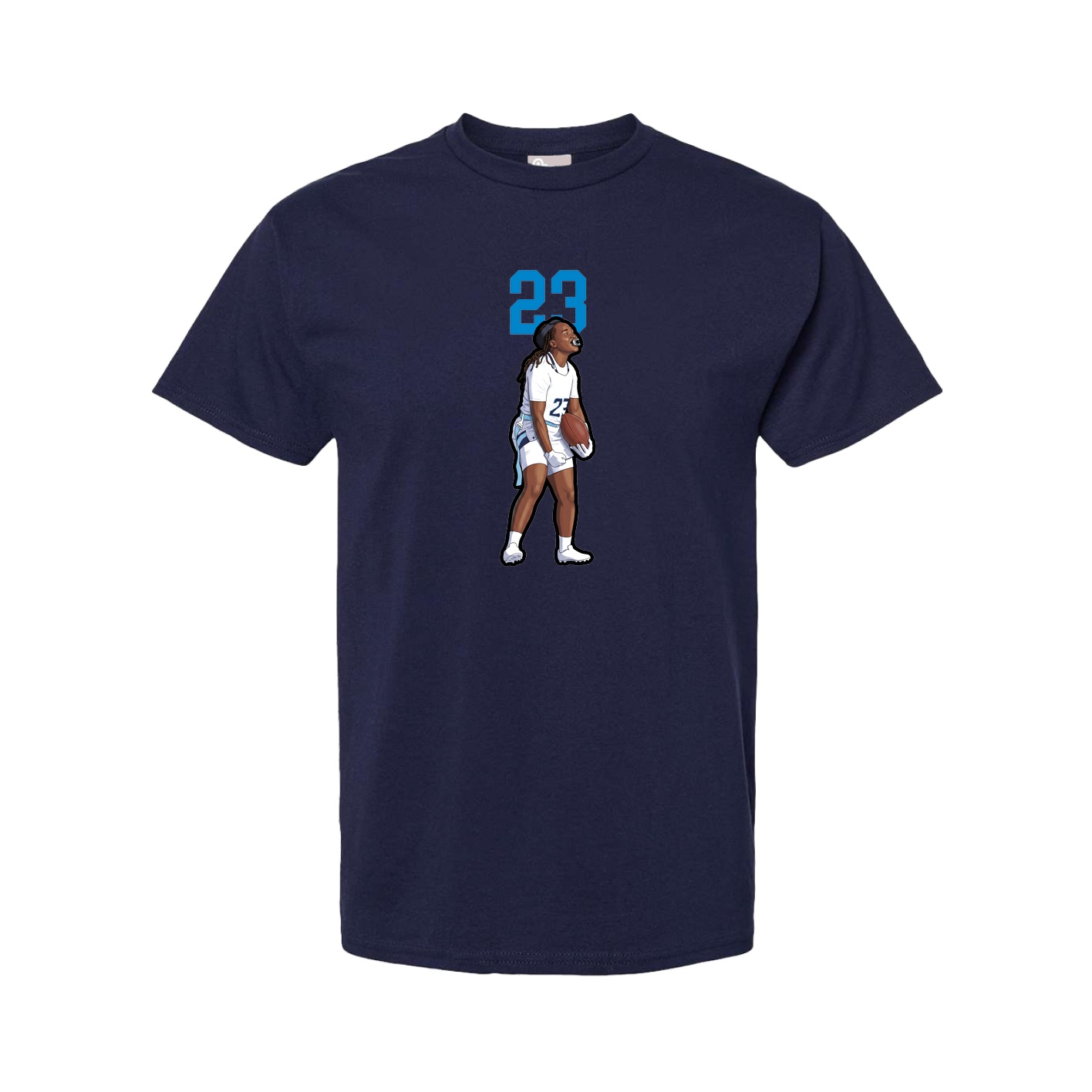 Tee — Number Top in Navy
