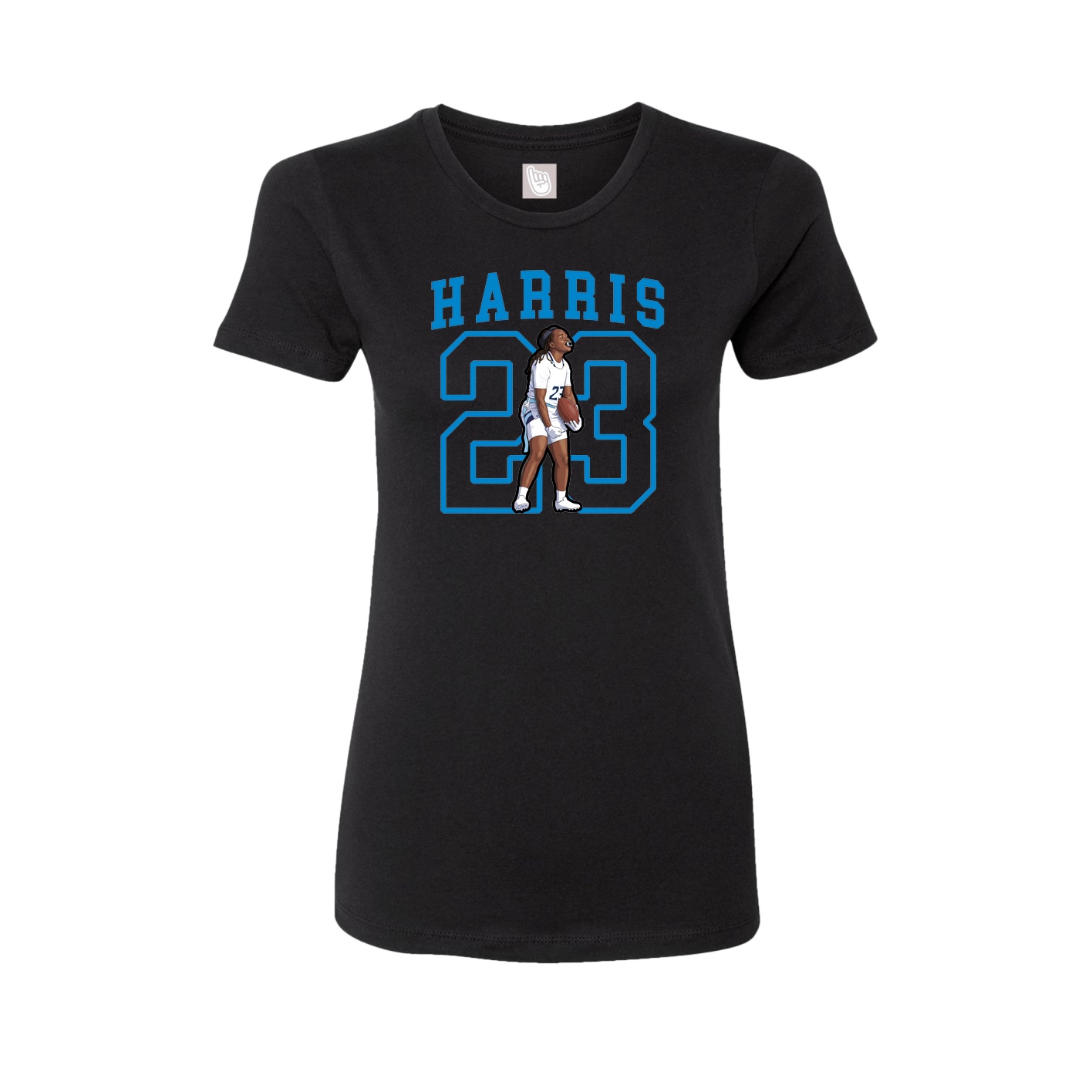 Fitted Women's Tee — Shirsey in Black