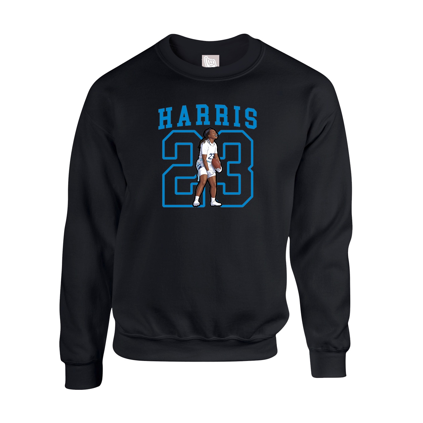 Fleece Crew — Shirsey in Black