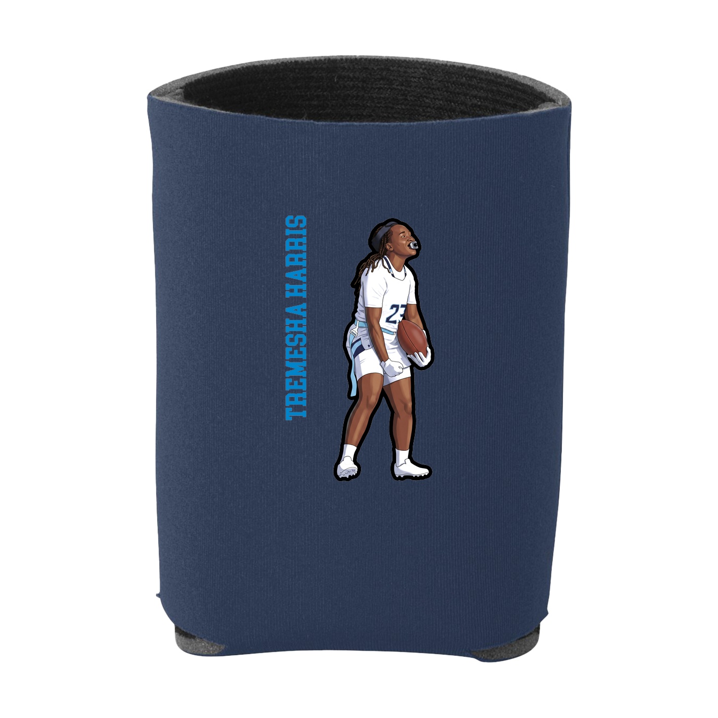 Can Holder — Name Vertical in Navy