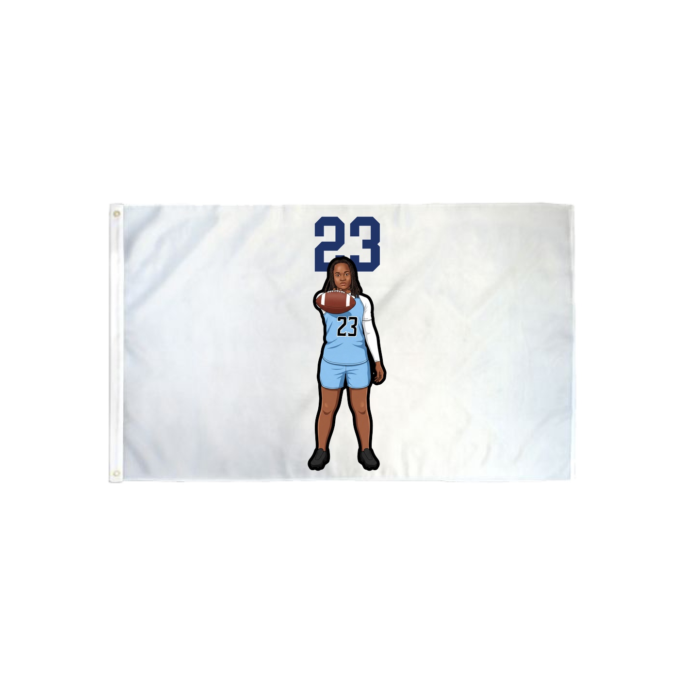 3x5 Flag — Number Top in Classic