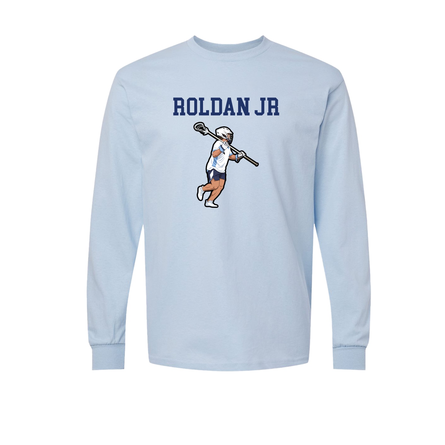 Long Sleeve Tee — Shirsey in Light Blue