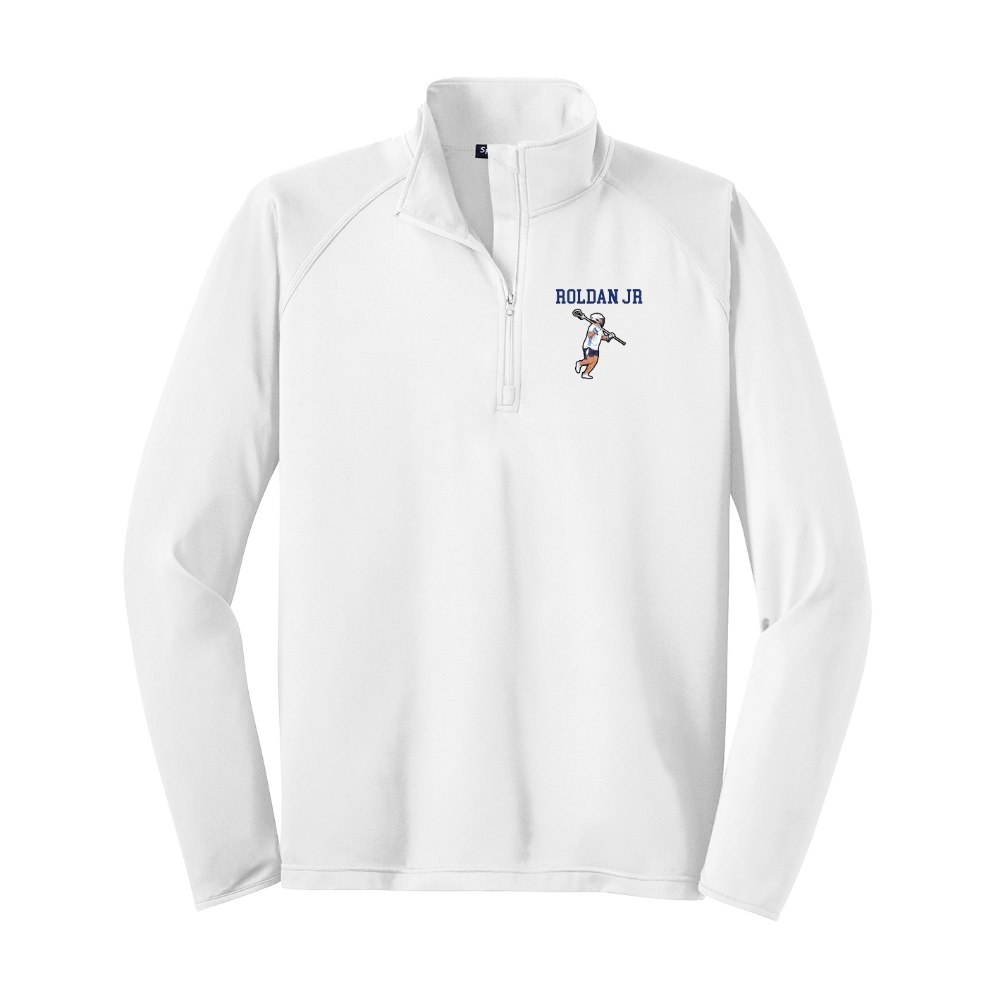 Q-Zip Pullover — Shirsey in White