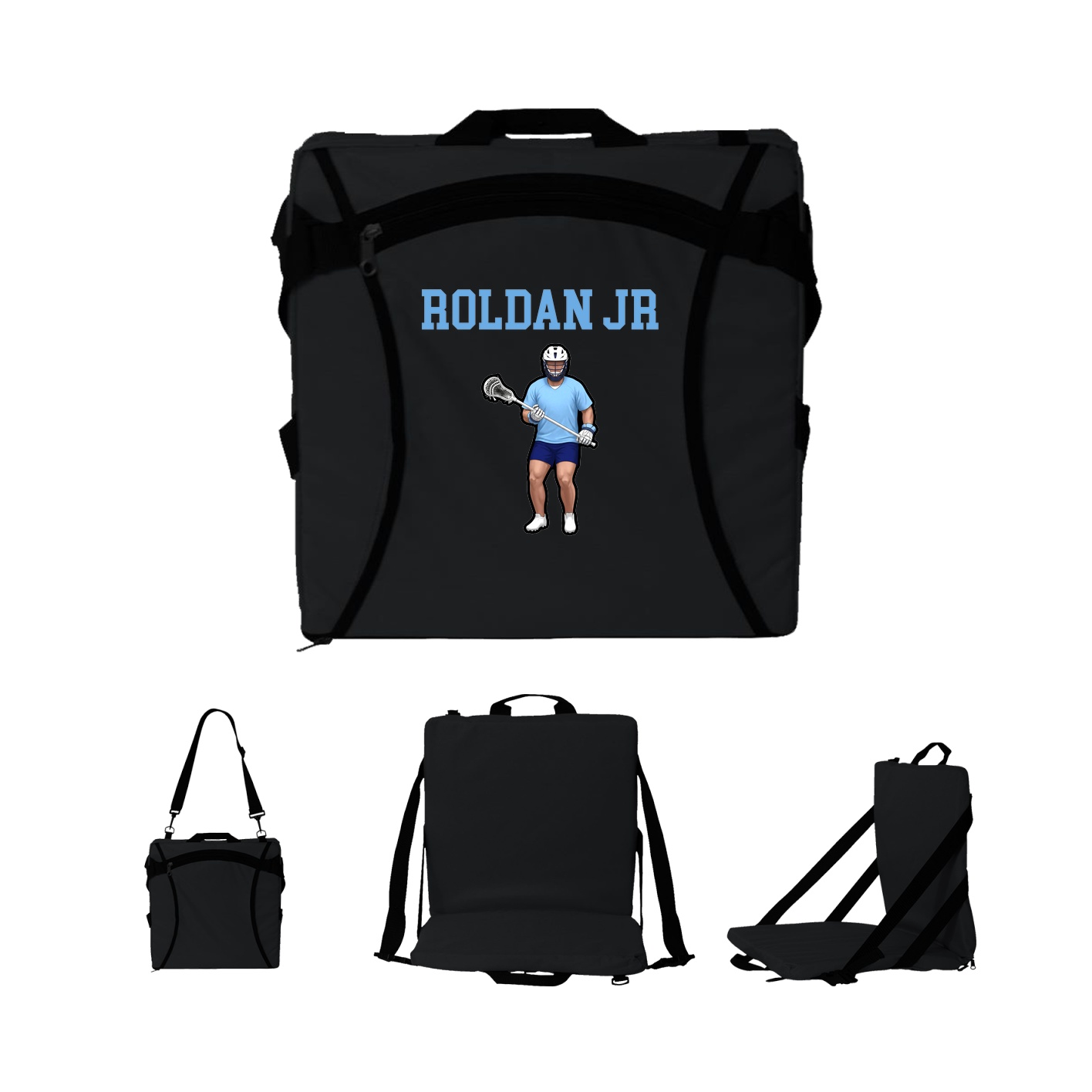 Folding Stadium Seat — Shirsey in Black