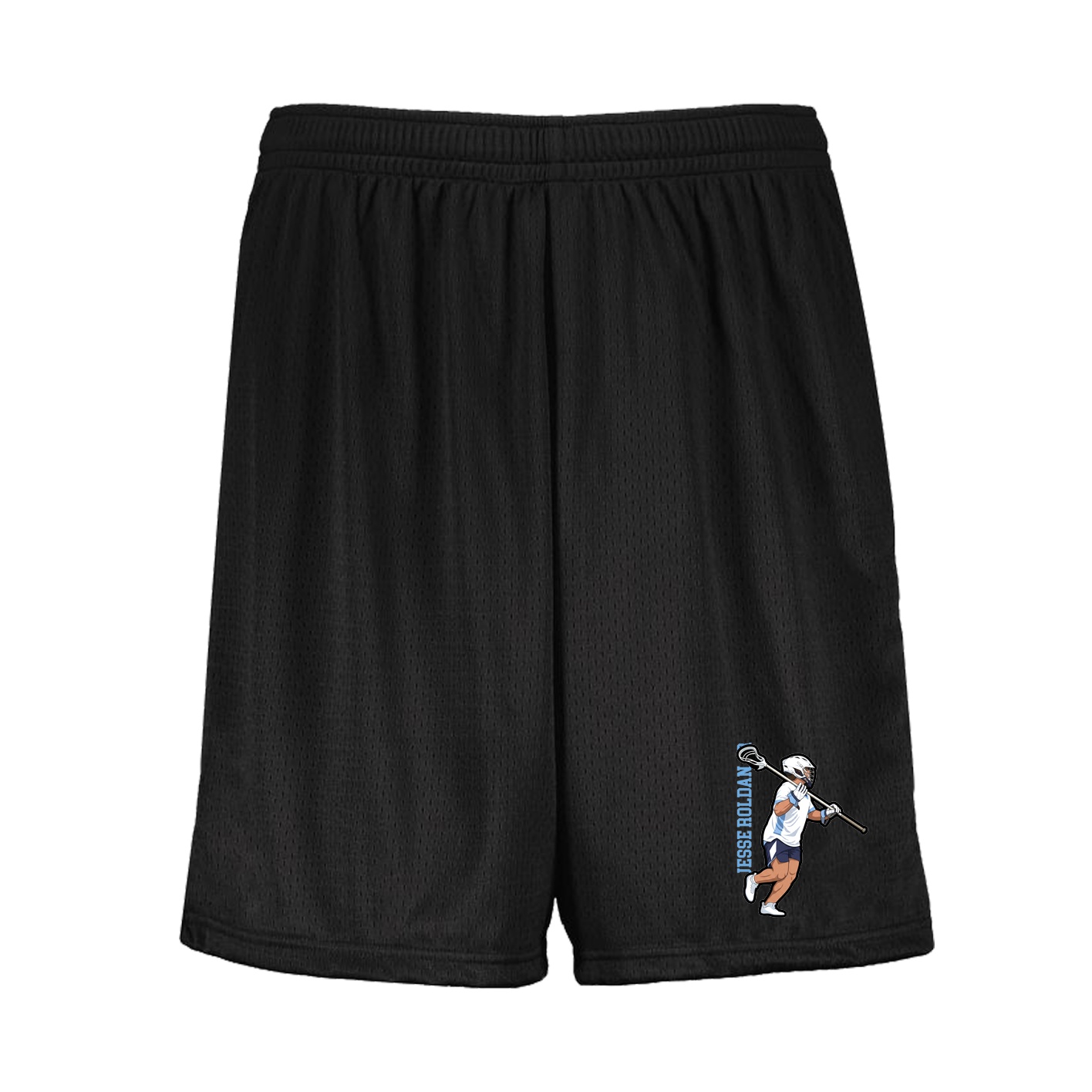 Shorts — Name Vertical in Black