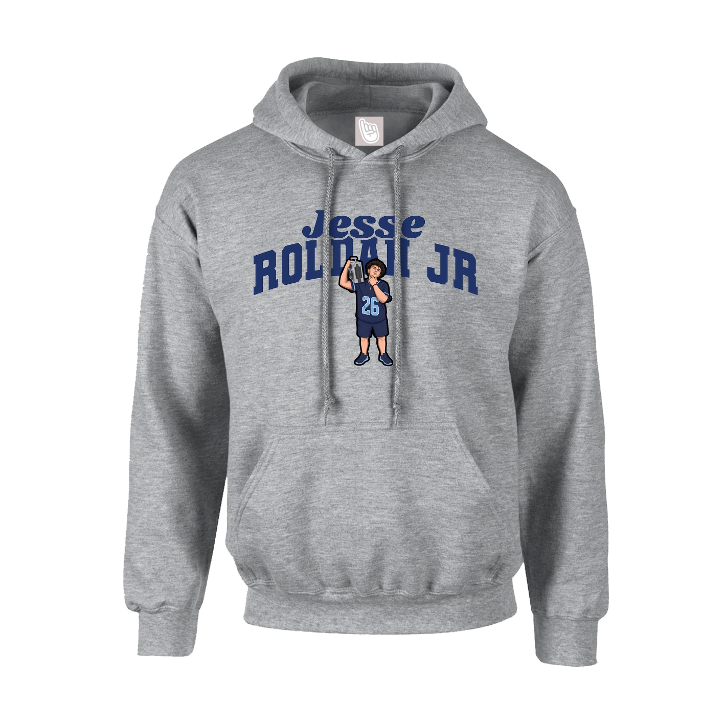 Hoodie — Signature Arch in Grey