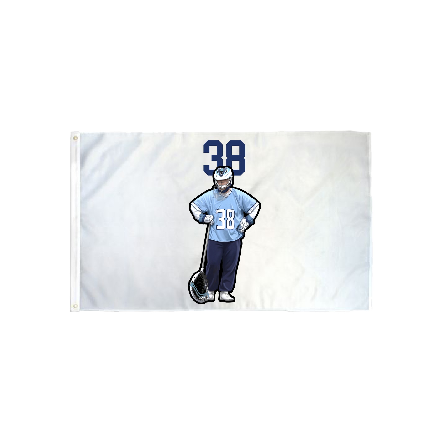 3x5 Flag — Number Top in Classic
