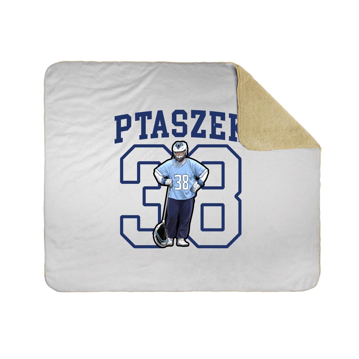 Throw Blanket — Shirsey in White
