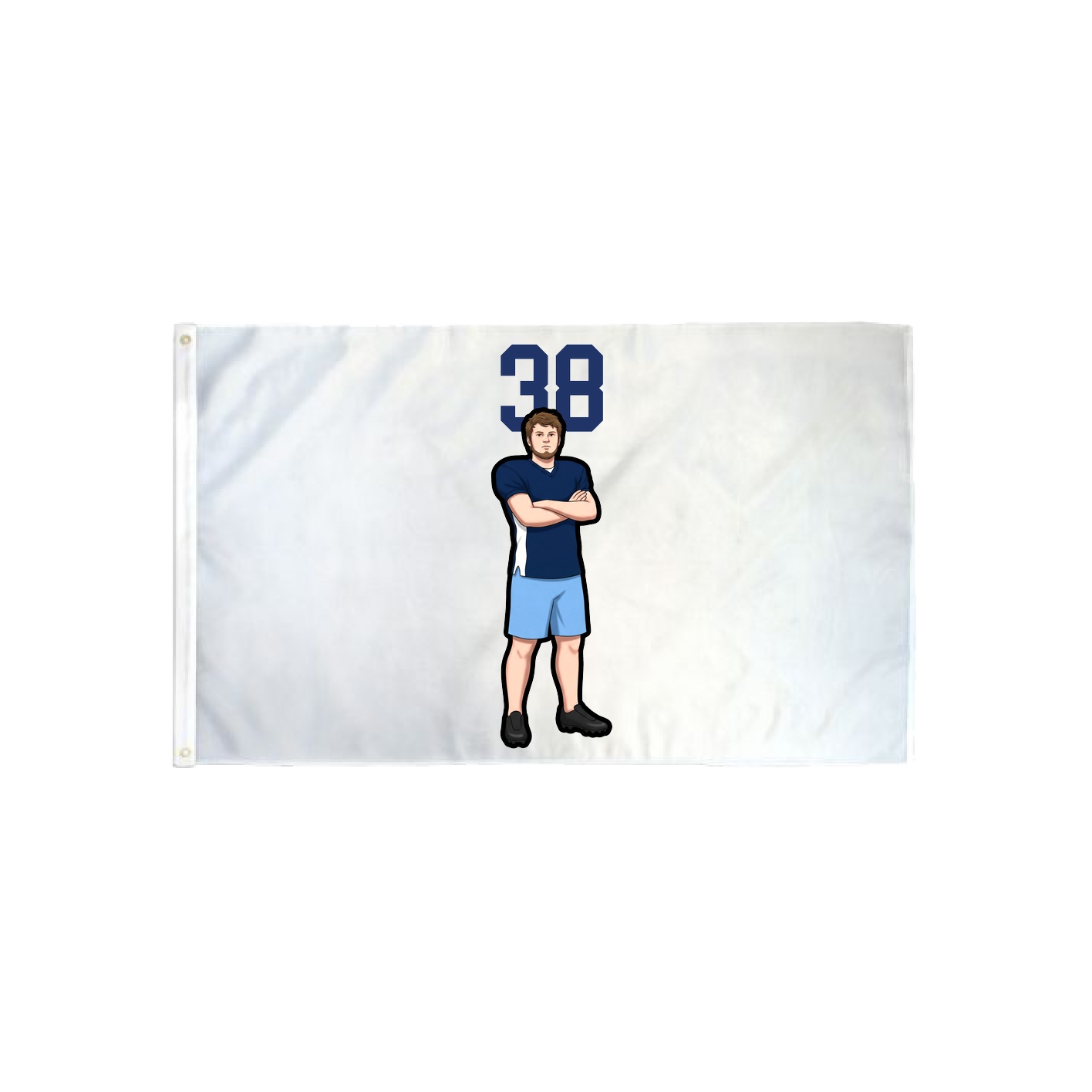 3x5 Flag — Number Top in Classic