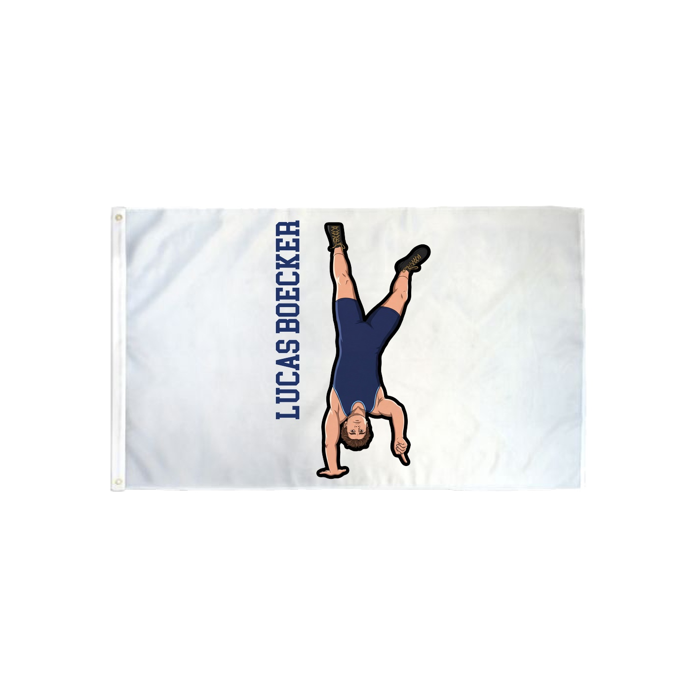 3x5 Flag — Name Vertical in Classic