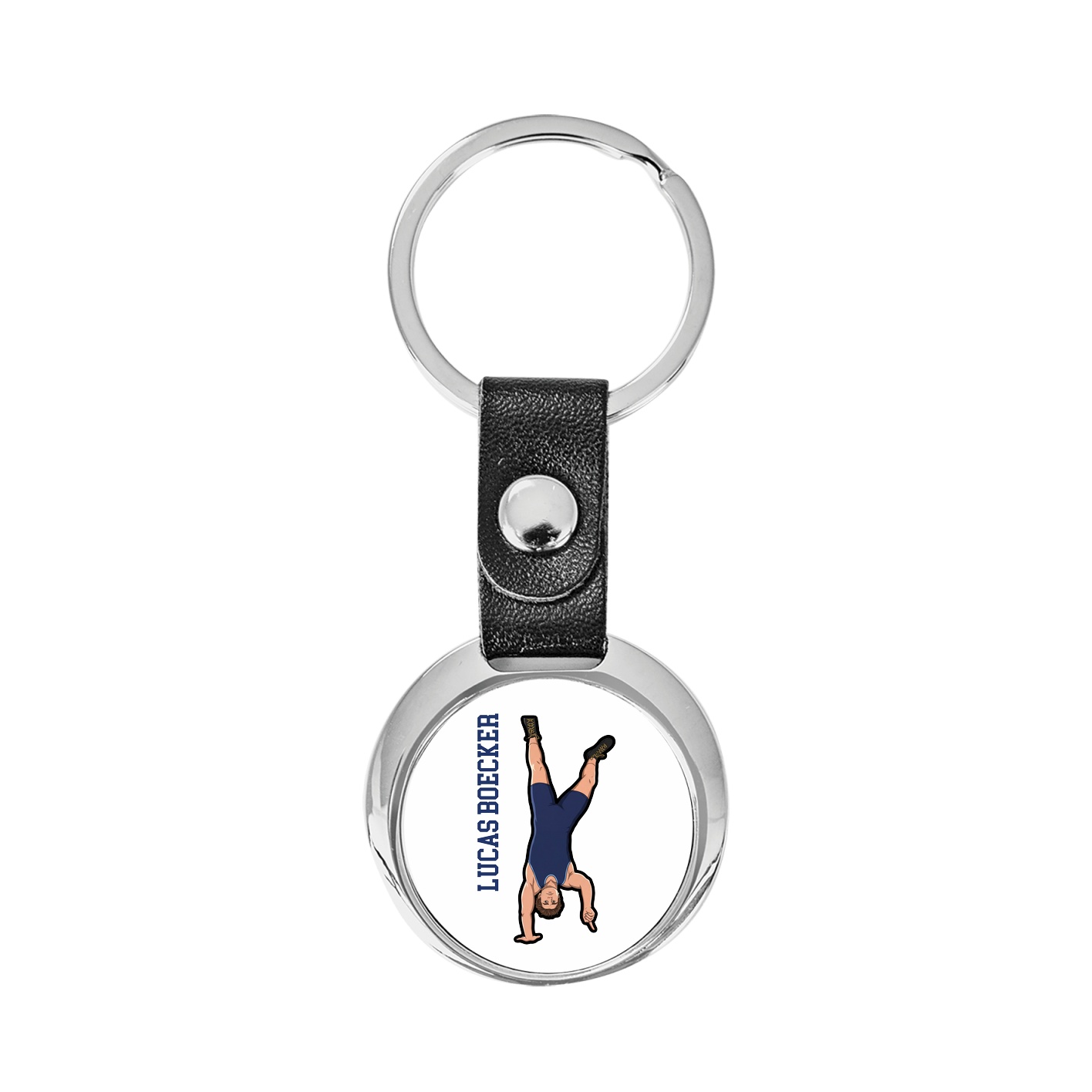 Key Chain — Name Vertical in Classic