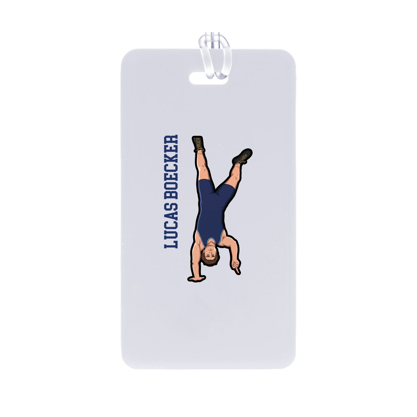 Bag Tag — Name Vertical in Classic