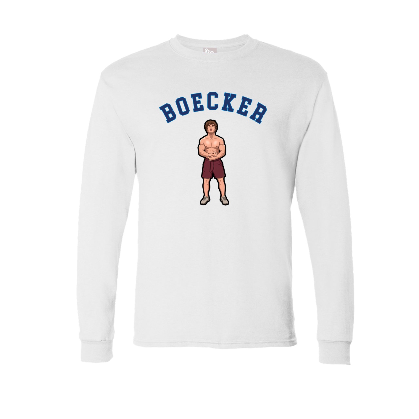 Long Sleeve Tee — Shirsey Arch in White