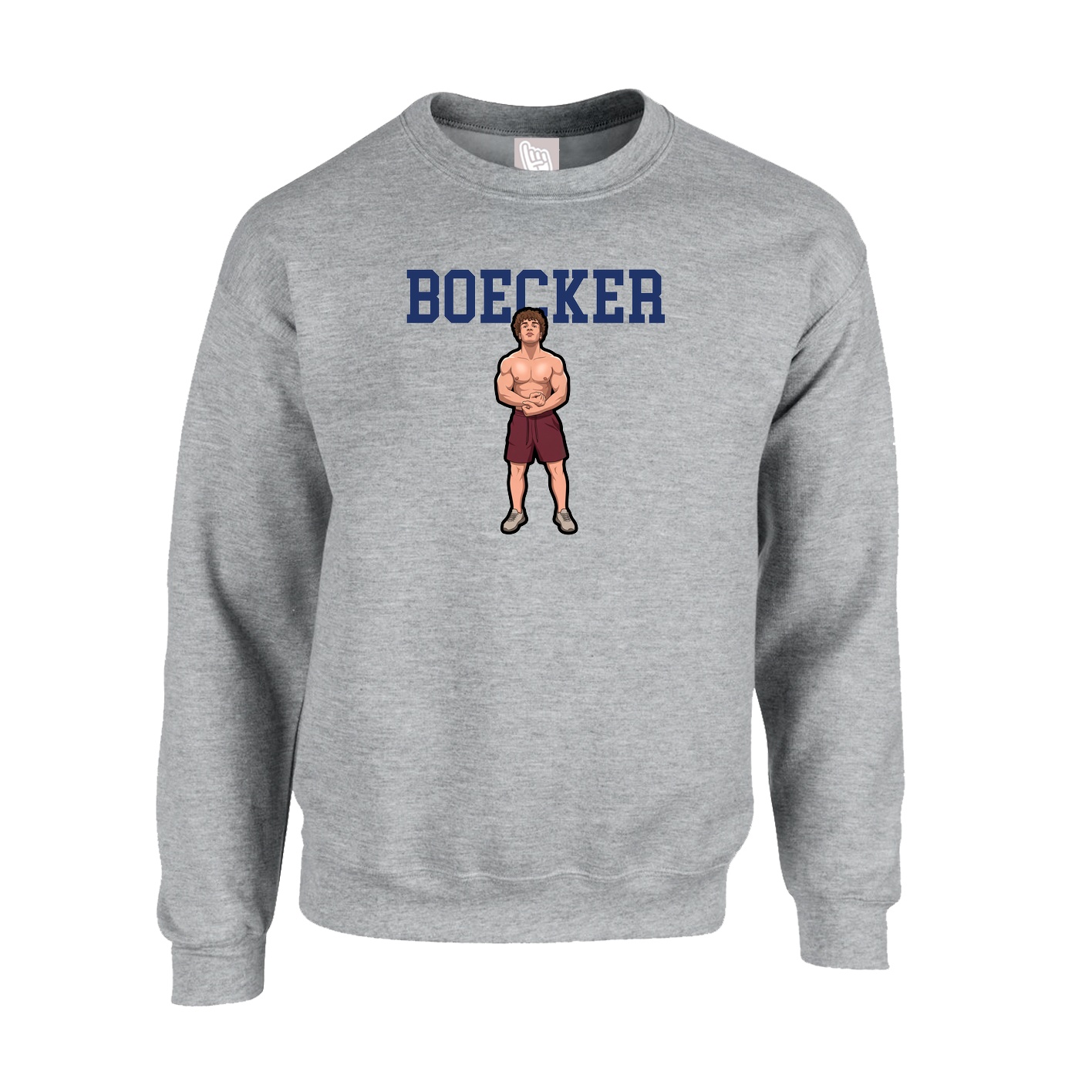 Fleece Crew — Shirsey in Grey
