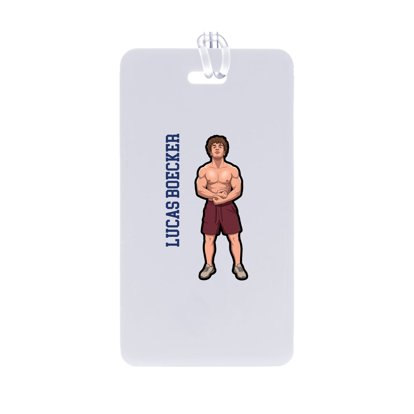Bag Tag — Name Vertical in Classic