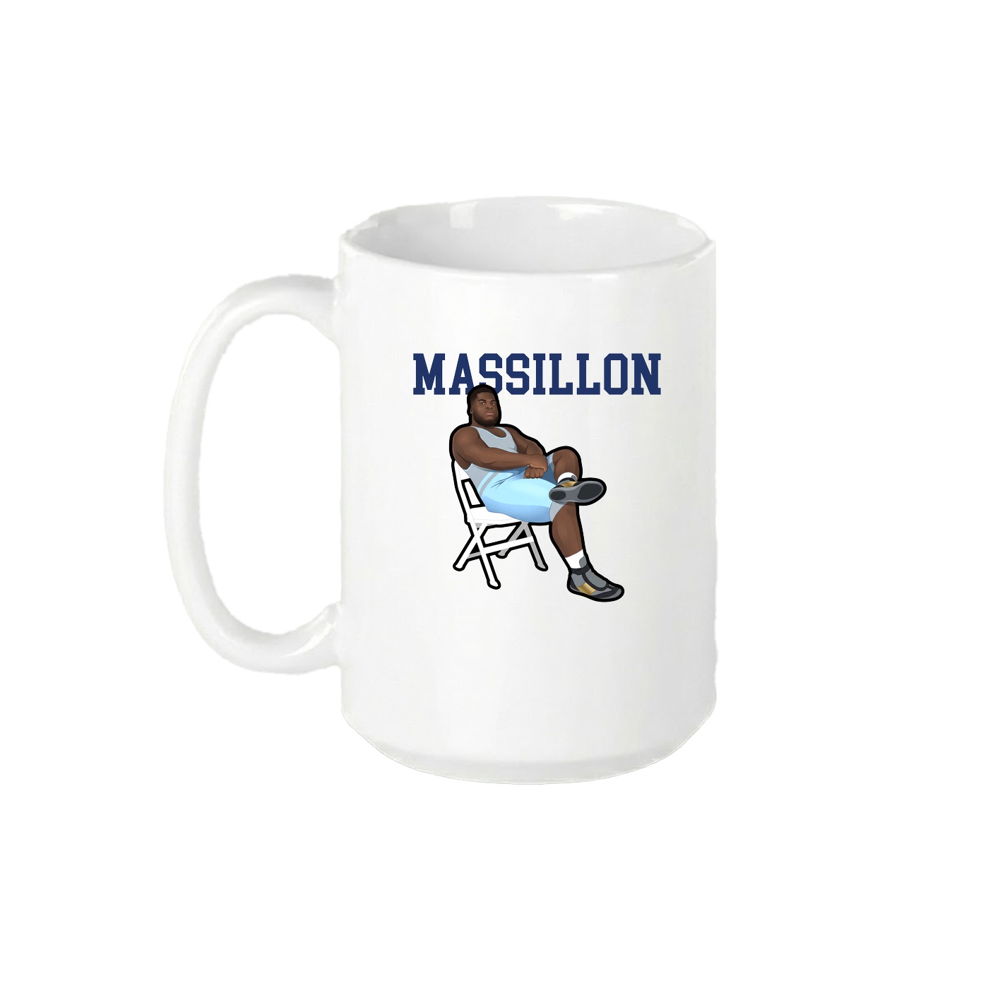 15oz Coffee Mug — Shirsey in White