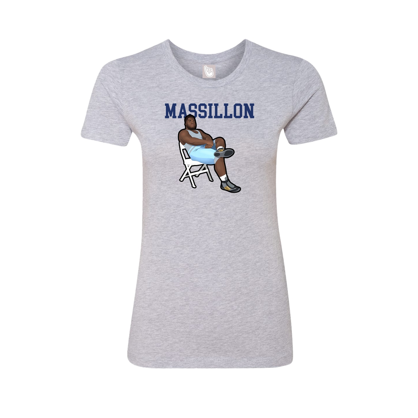 Fitted Women's Tee — Shirsey in Grey