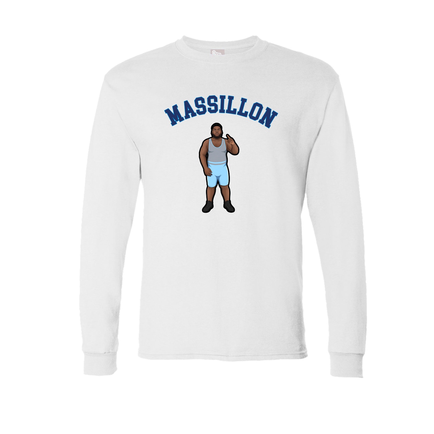 Long Sleeve Tee — Shirsey Arch in White